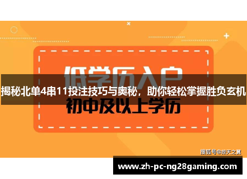 揭秘北单4串11投注技巧与奥秘，助你轻松掌握胜负玄机